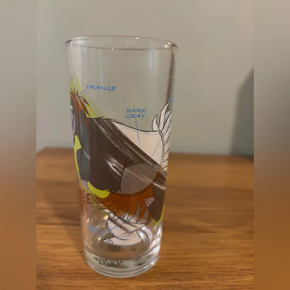 Disney Parks Ink and Paint Collection drinking glass Baloo from The Jungle Book